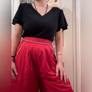 Vintage Deborah Laws Red Shorts